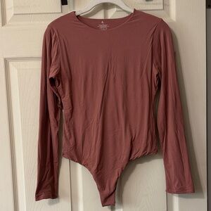 Pumiey Long Sleeve Bodysuit in Mauve